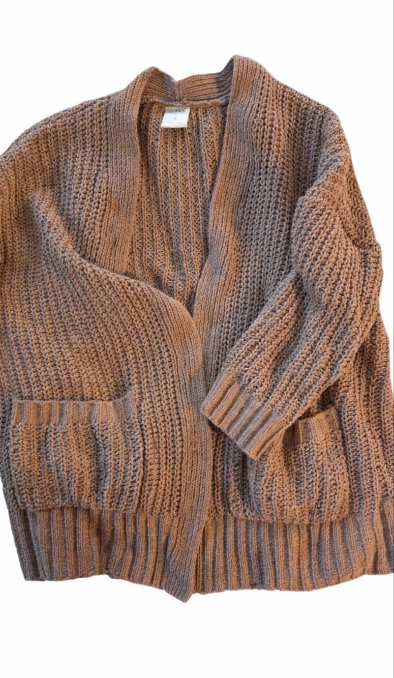 Cozy Chunky Knit Sweater in Taupe